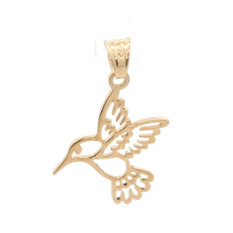 Colgante de Oro Amarillo 18K Paloma Calada con Valier