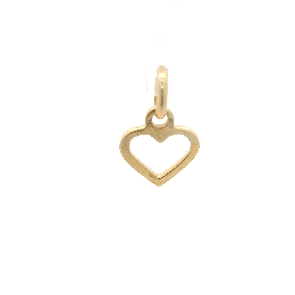 Colgante de Oro Amarillo 18K Corazón con Valier