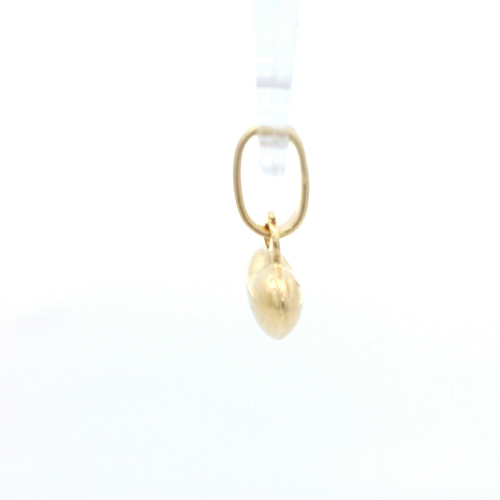 Colgante de Oro Amarillo 18K Corazón Bombe