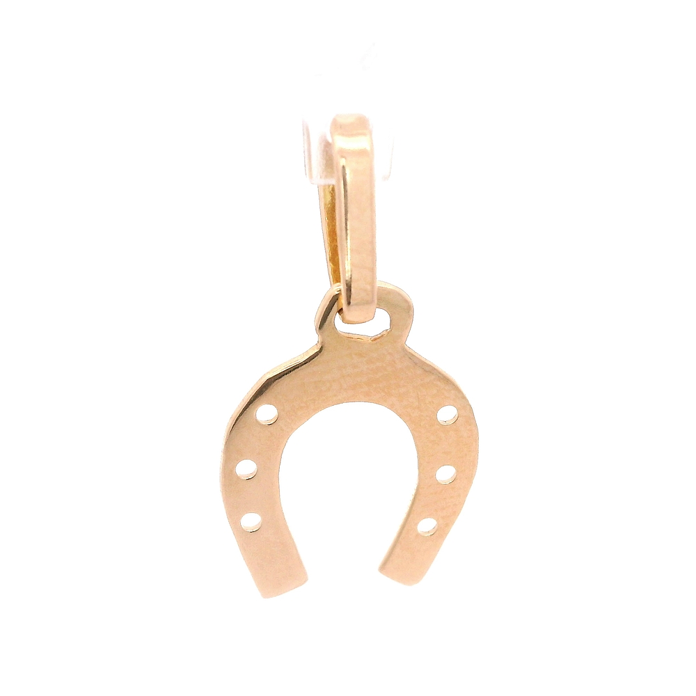 Colgante de Oro Amarillo 18K Herradura Calada