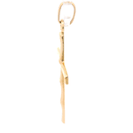 Colgante de Oro Amarillo 18K Cruz Tronco de Árbol con Valier