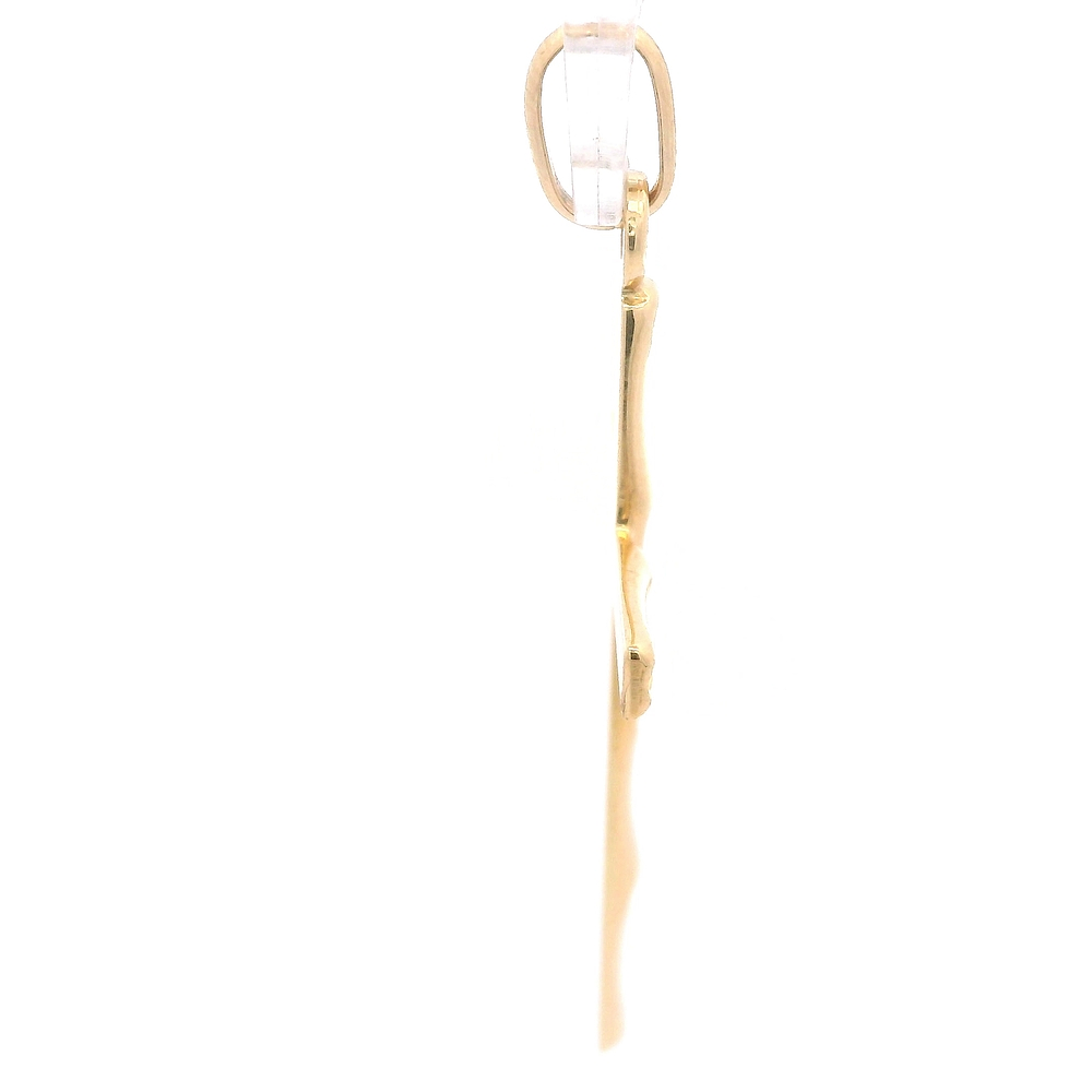 Colgante de Oro Amarillo 18K Cruz Tronco de Árbol con Valier