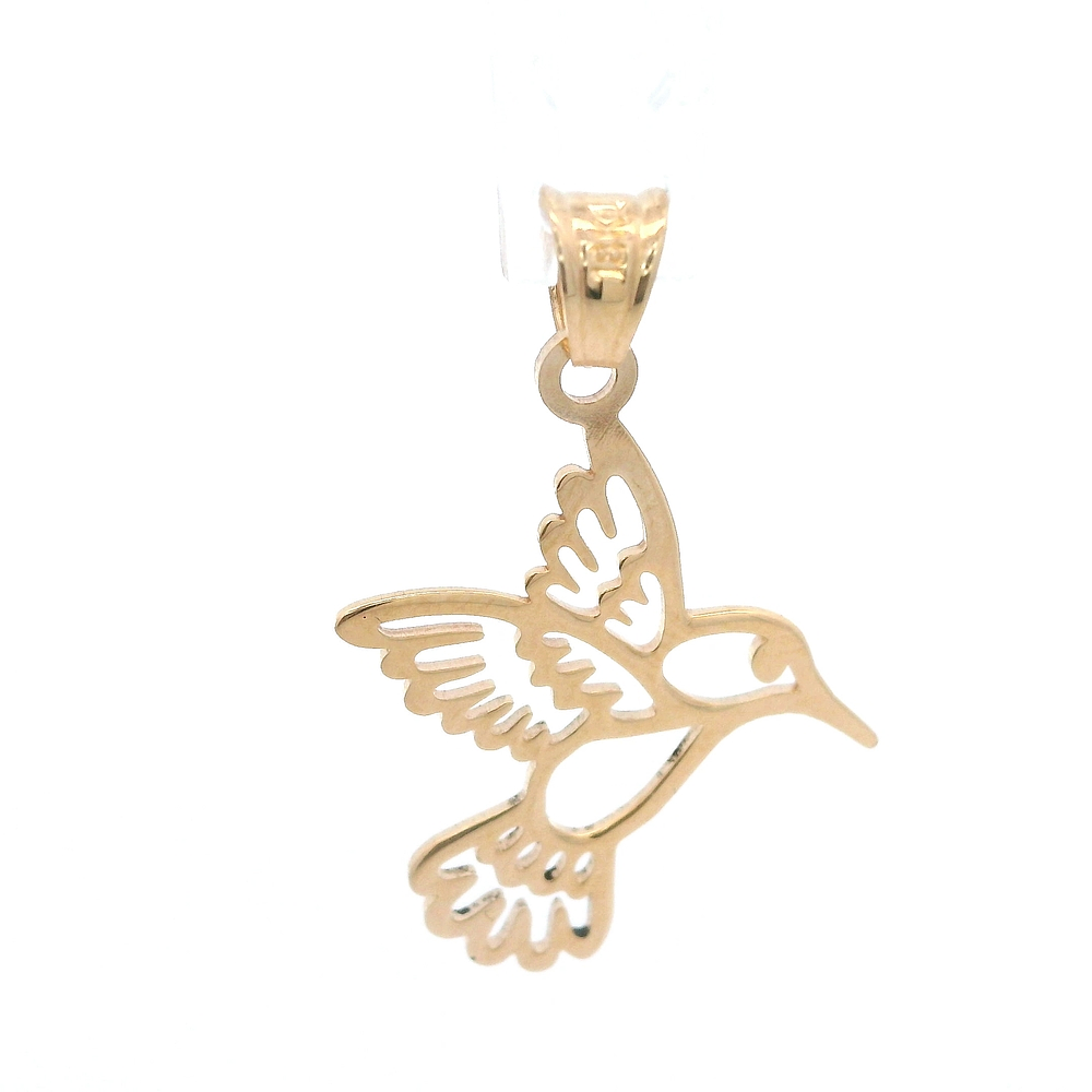 Colgante de Oro Amarillo 18K Paloma Calada con Valier