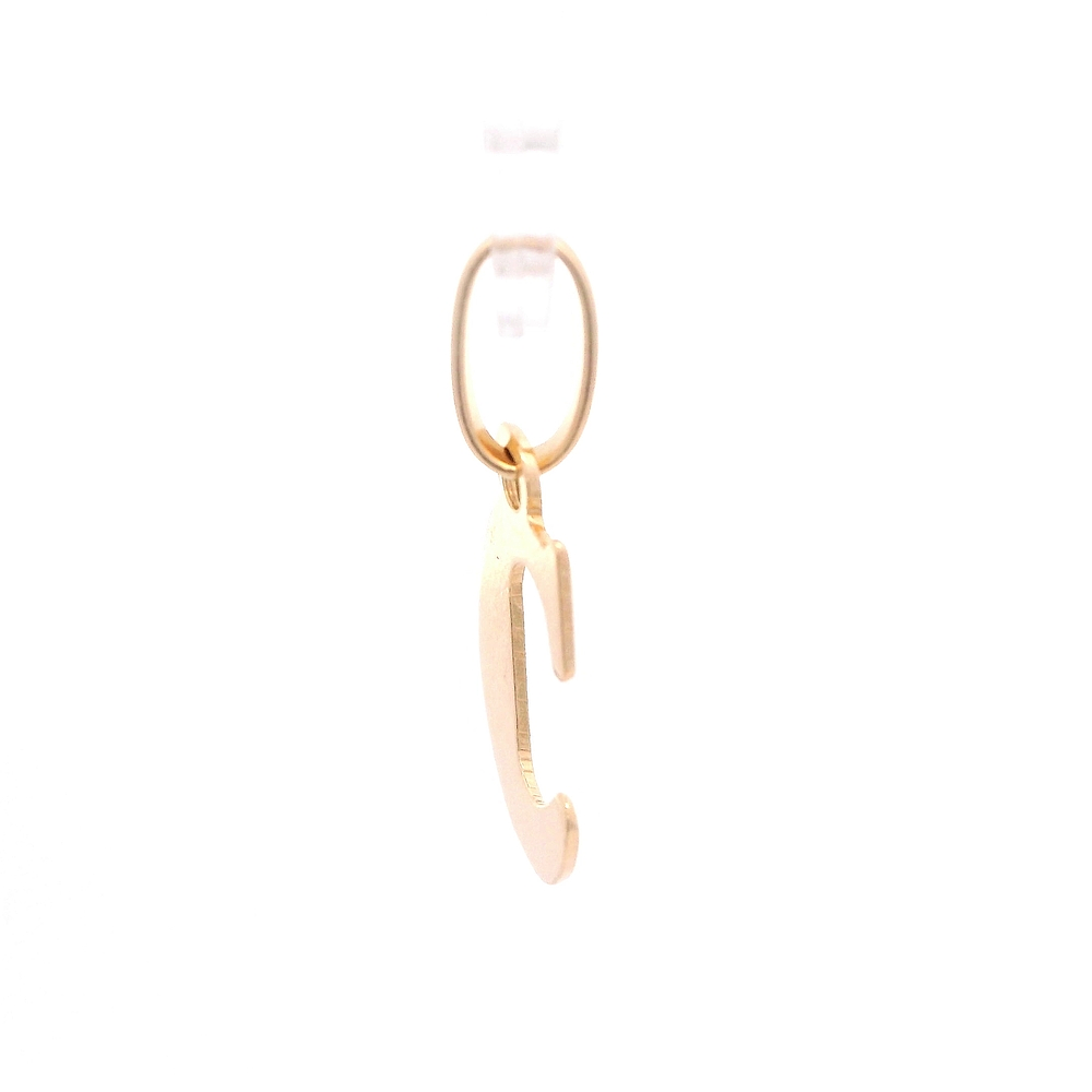 Colgante de Oro Amarillo 18K Letra C con Valier
