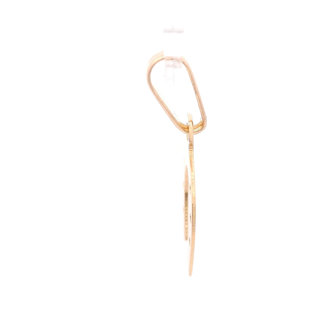 Colgante de Oro Amarillo 18K Herradura Calada