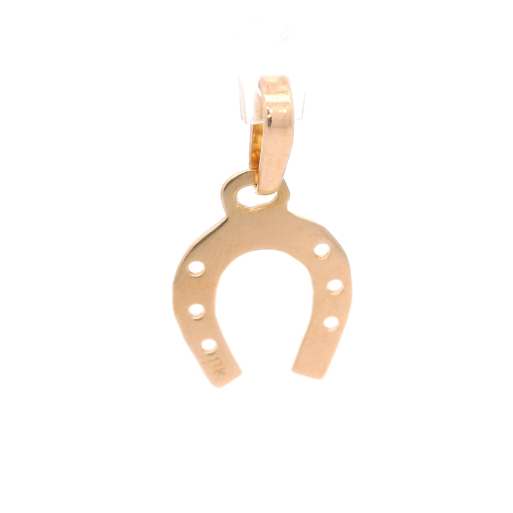 Colgante de Oro Amarillo 18K Herradura Calada