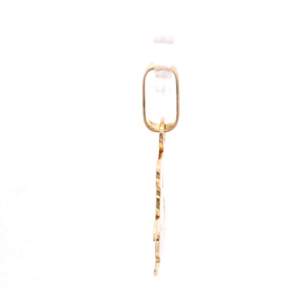 Colgante de Oro Amarillo 18K Perro con Valier