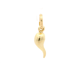 Colgante de Oro Amarillo 18K Cuerno Italiano con Valier