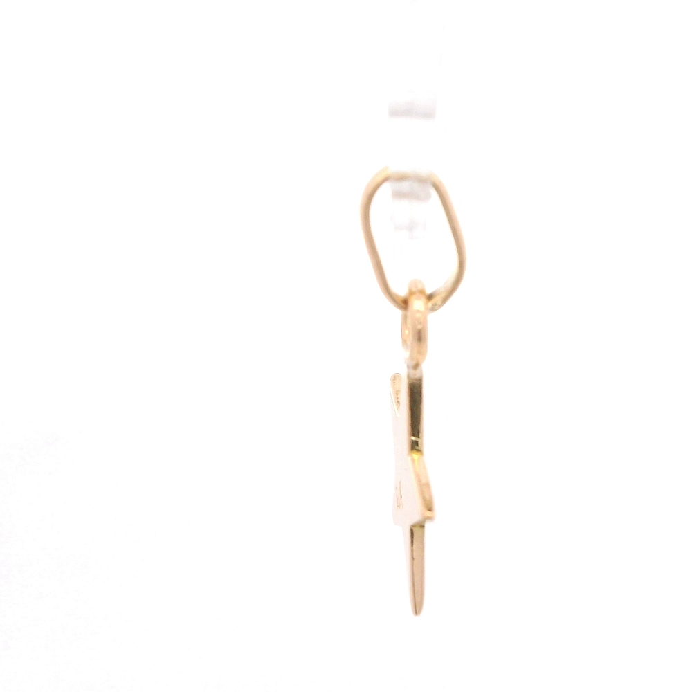 Colgante de Oro Amarillo 18K Estrella con Valier