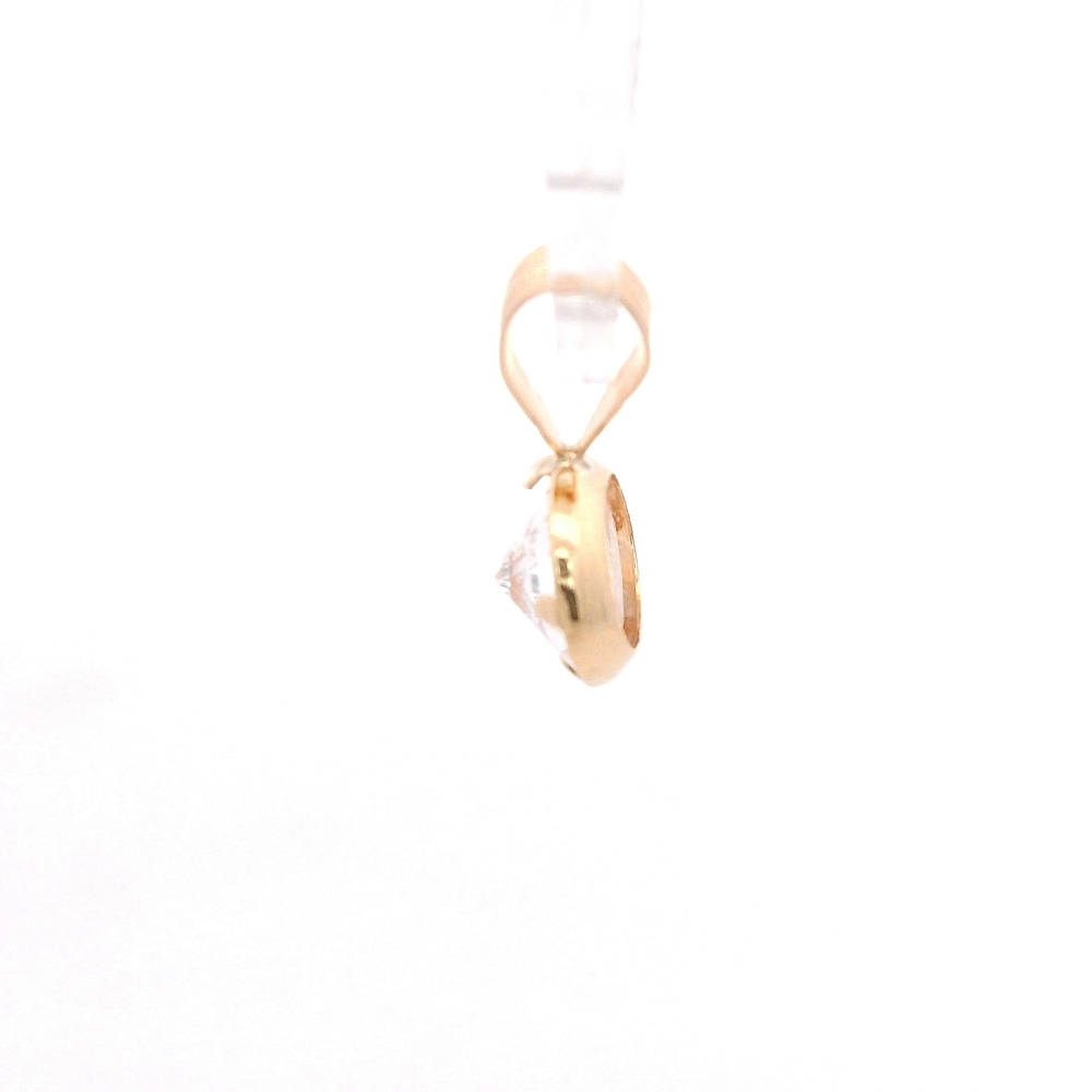 Colgante de Oro Amarillo 18K Punto de Luz