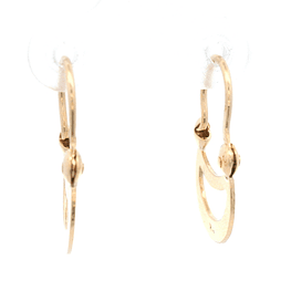 Aros de Oro Amarillo 18K Lágrimas de Luna