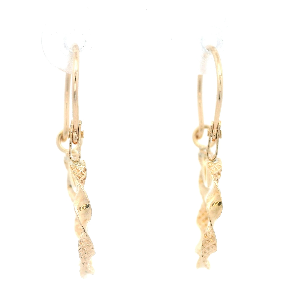 Aros de Oro Amarillo 18K Espiral