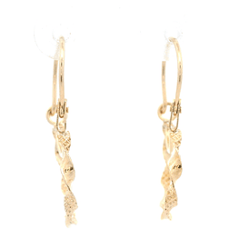 Aros de Oro Amarillo 18K Espiral