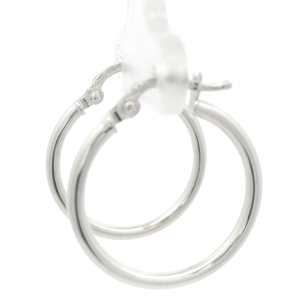 Aros de Oro Amarillo 18K Tubular