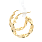 Aros de Oro Amarillo 18K Espiral