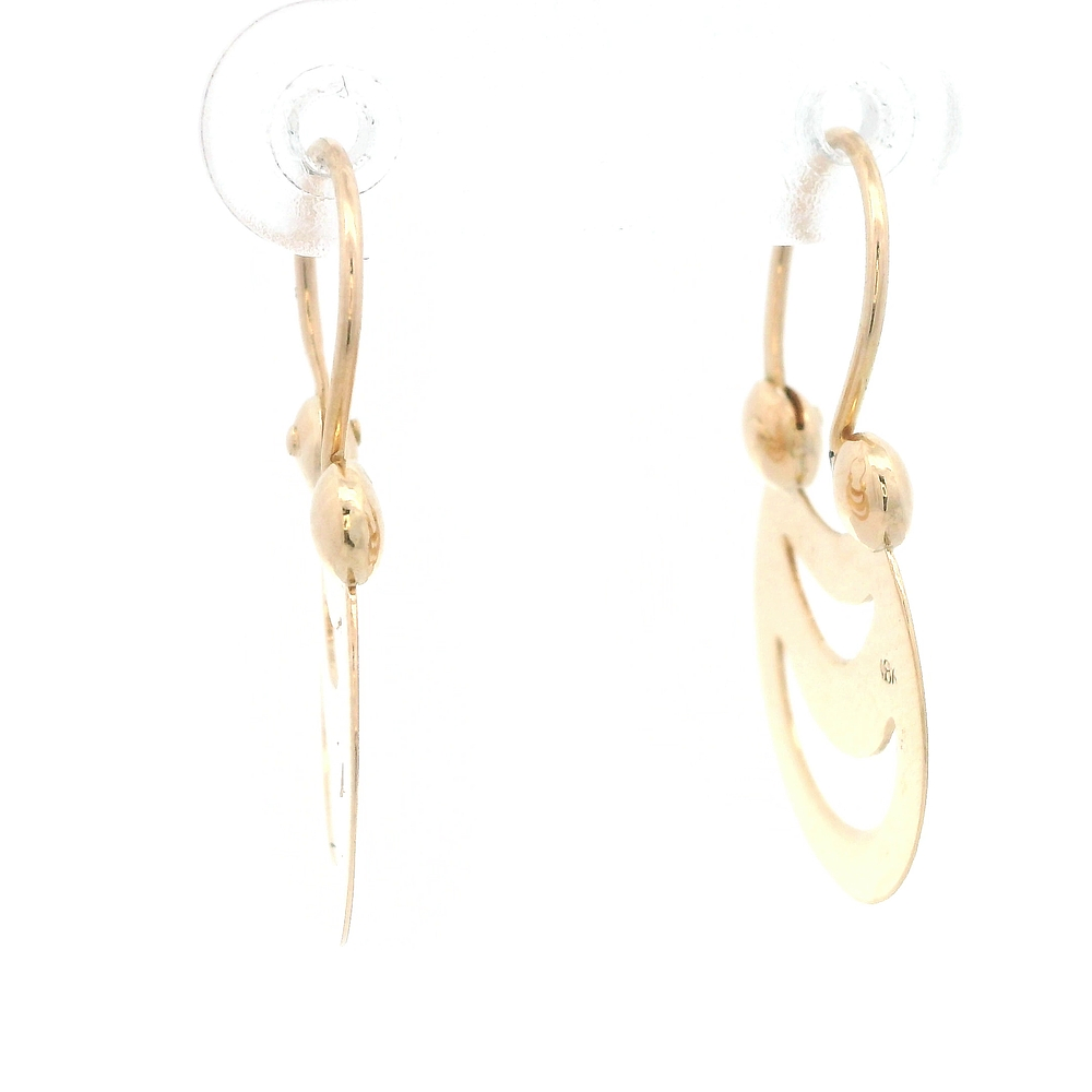 Aros de Oro Amarillo 18K Araucanos