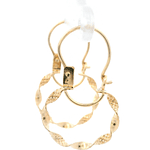 Aros de Oro Amarillo 18K Espiral