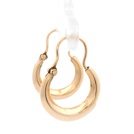 Aros de Oro Amarillo 18K Argentinos