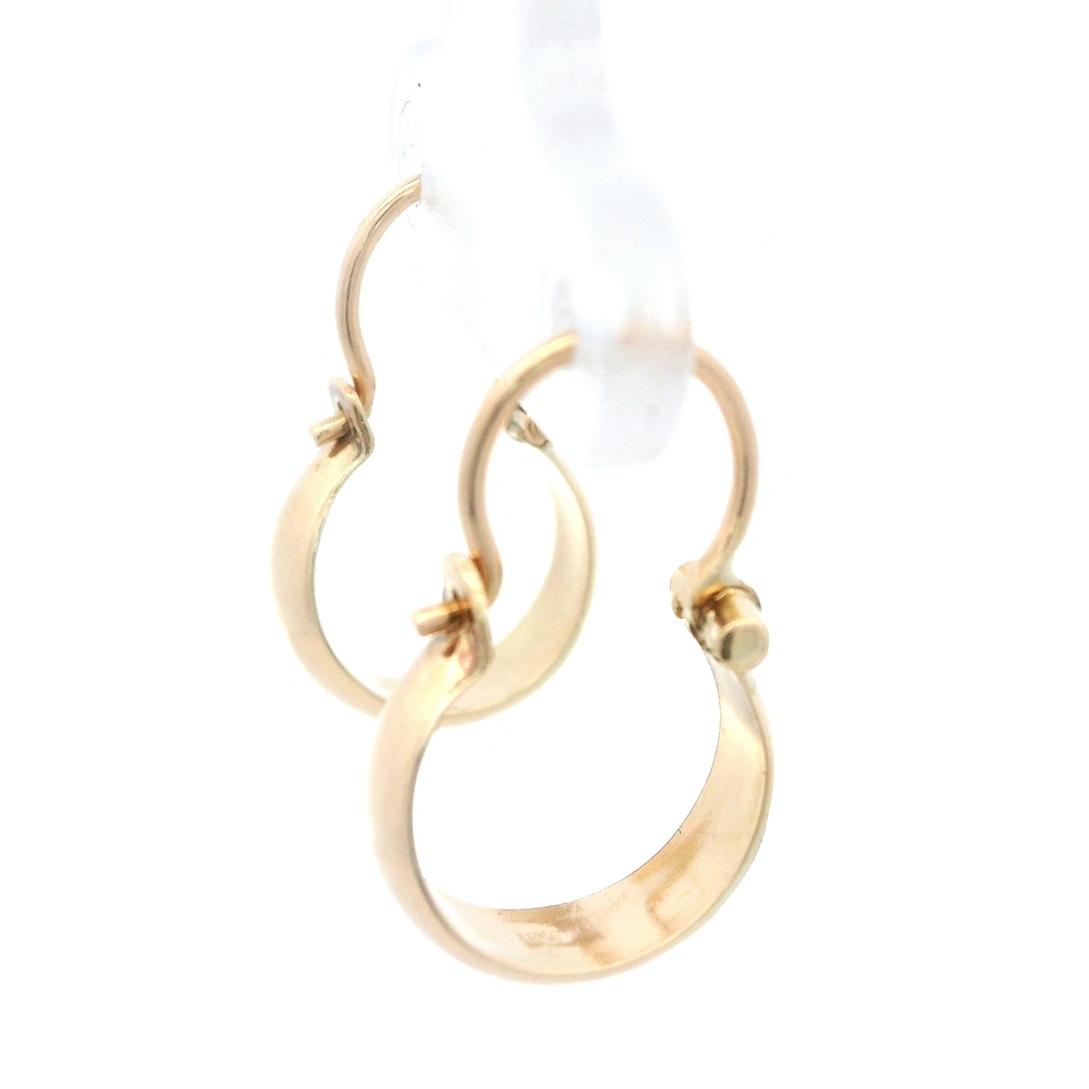 Aros de Oro Amarillo 18K Botes
