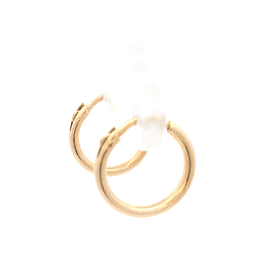 Aros de Oro Amarillo 18K Tubular