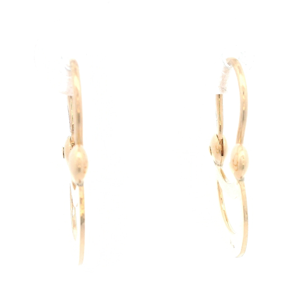 Aros de Oro Amarillo 18K Lágrimas de Luna