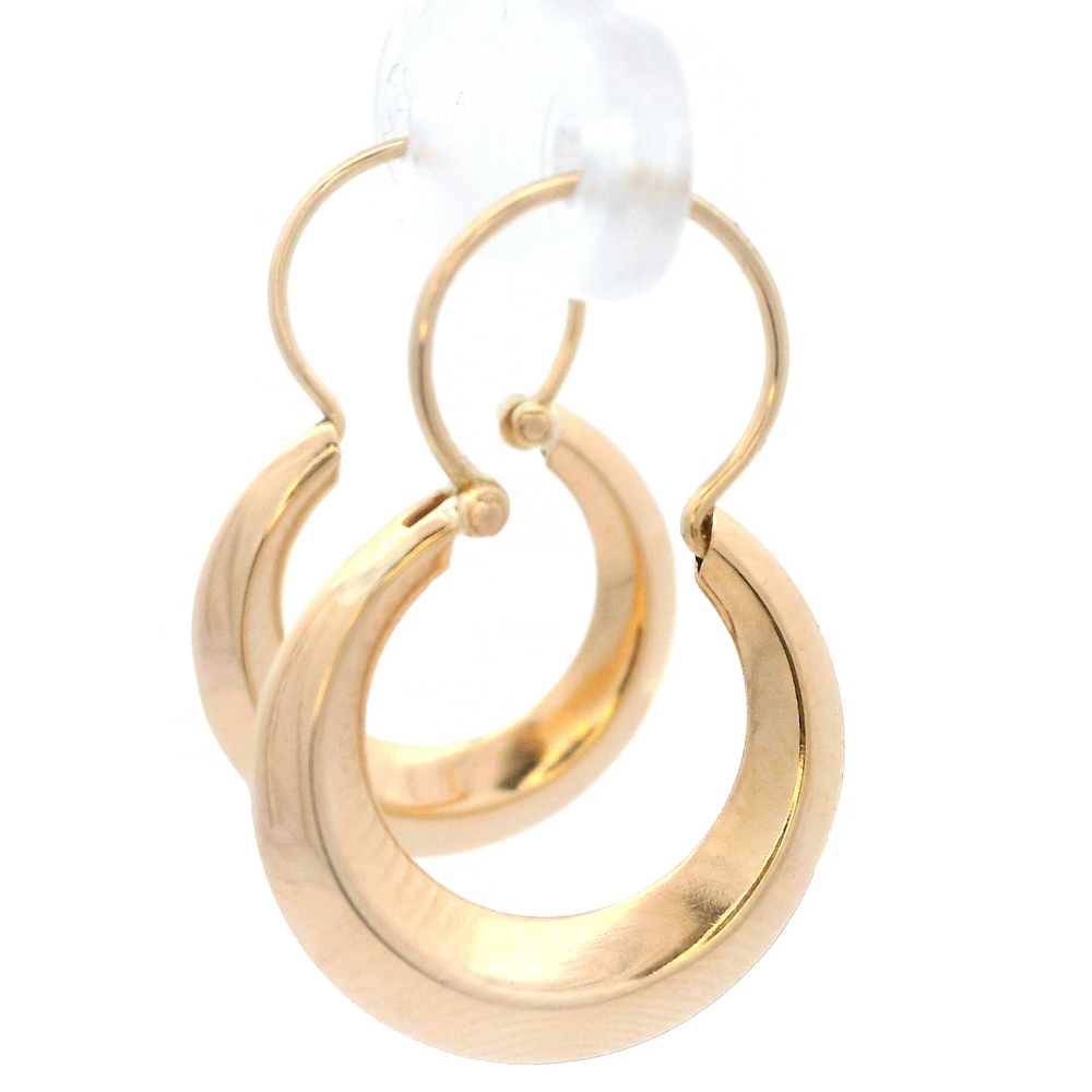 Aros de Oro Amarillo 18K Argentinos
