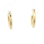 Aros de Oro Amarillo 18K Tubular