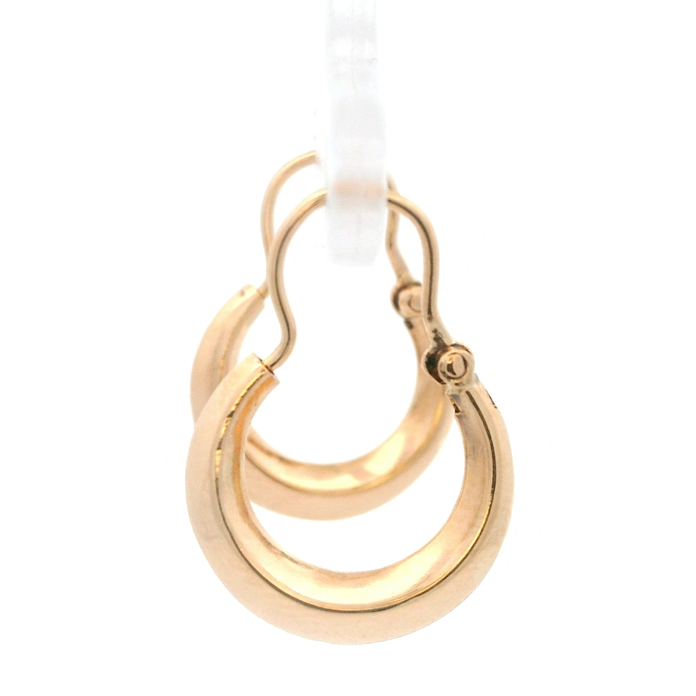 Aros de Oro Amarillo 18K Argentinos