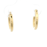 Aros de Oro Amarillo 18K Tubular