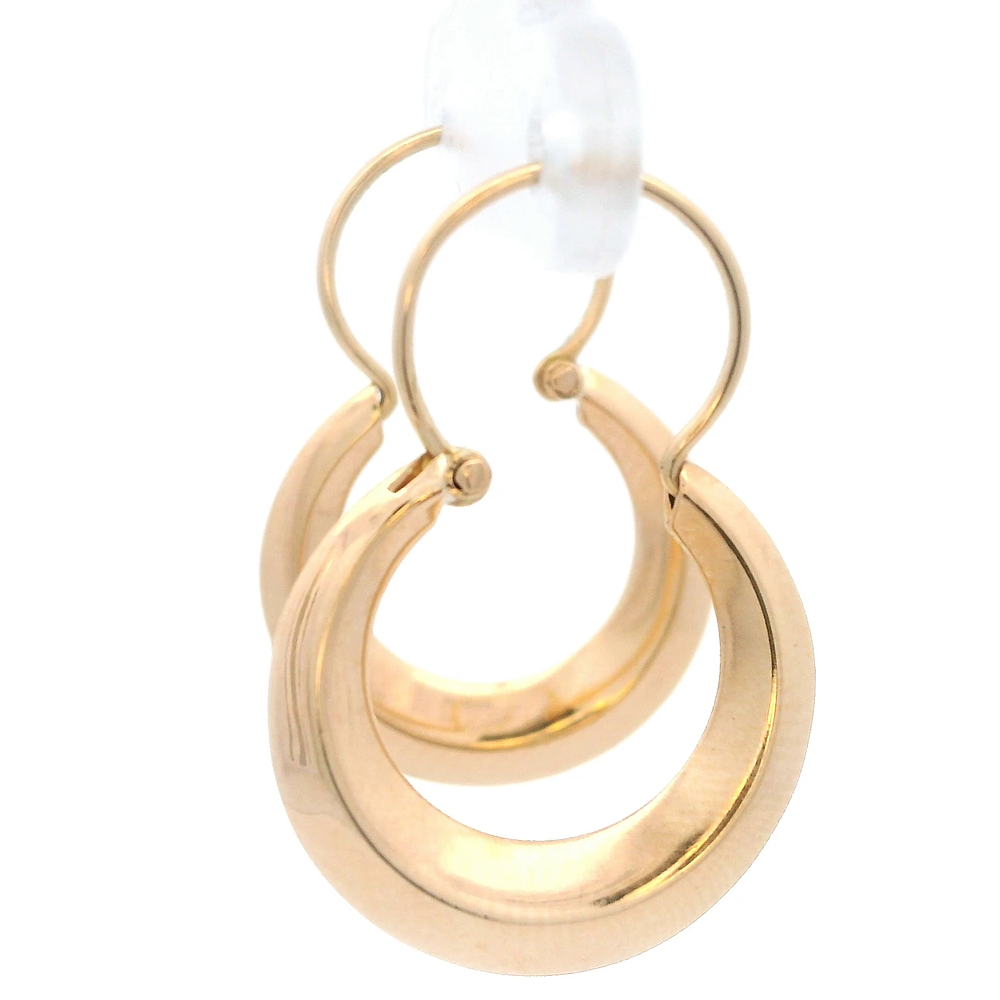 Aros de Oro Amarillo 18K Argentinos