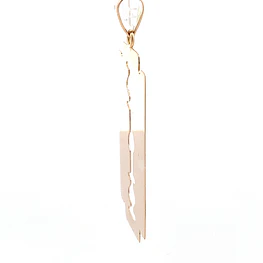 Colgante de Oro Amarillo 18K Hojilla Calada