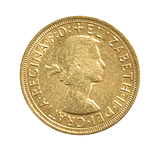 Moneda De Oro Soberano 1962 Reino Unido Elizabeth II