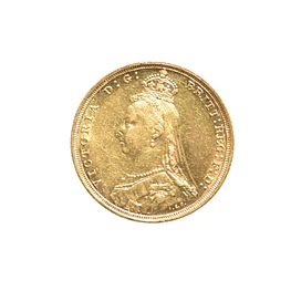 Moneda Soberano De Oro 1891 Reino Unido Victoria