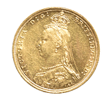 Moneda Soberano De Oro 1891 Reino Unido Victoria
