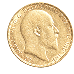 Moneda Soberano De Oro 22K Reino Unido 1904 Eduardo VII