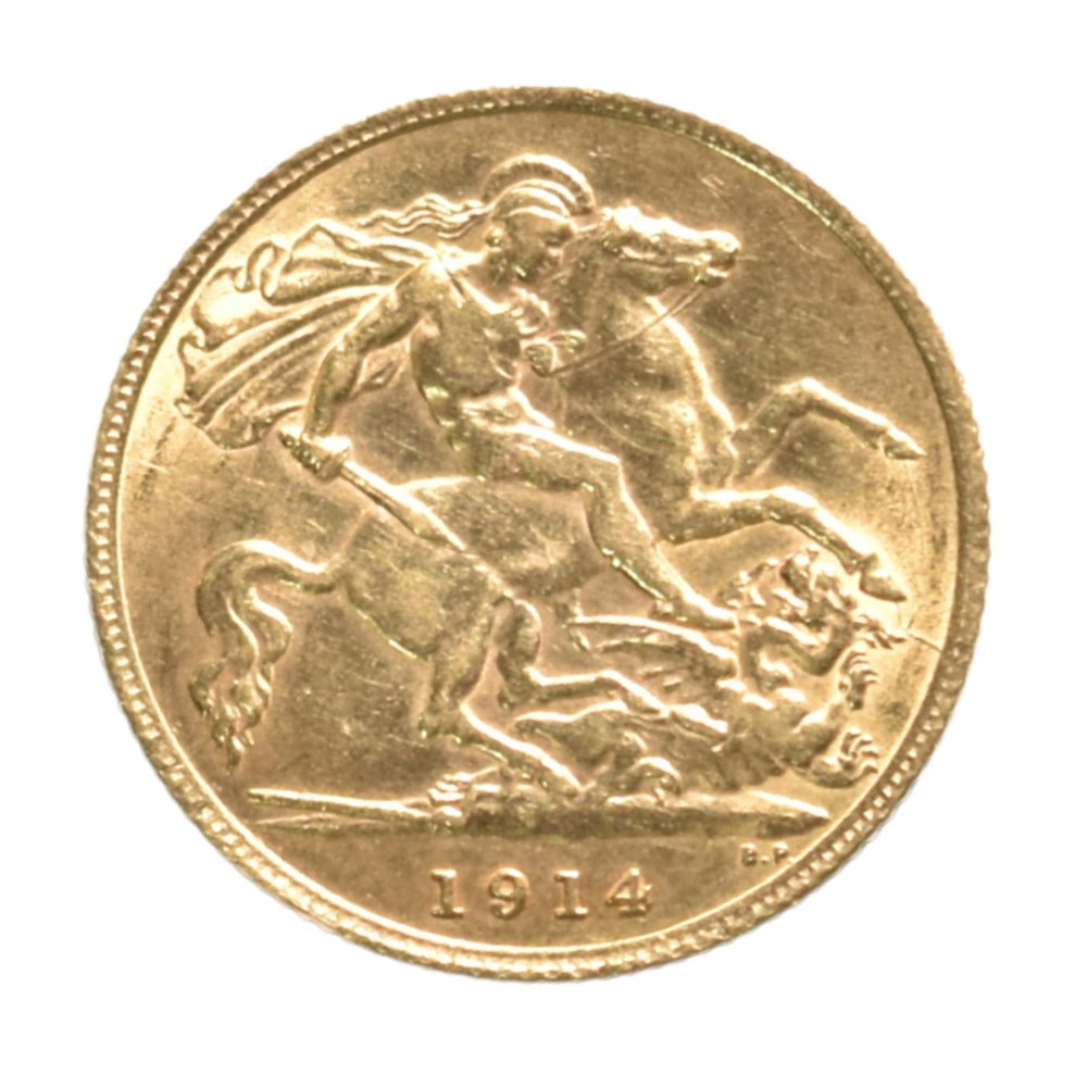Moneda Medio Soberano De Oro Reino Unido 1892