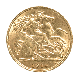 Moneda Medio Soberano De Oro Reino Unido 1892