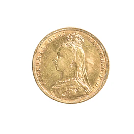 Moneda Soberano De Oro Reino Unido 1889 Victoria Jubileo