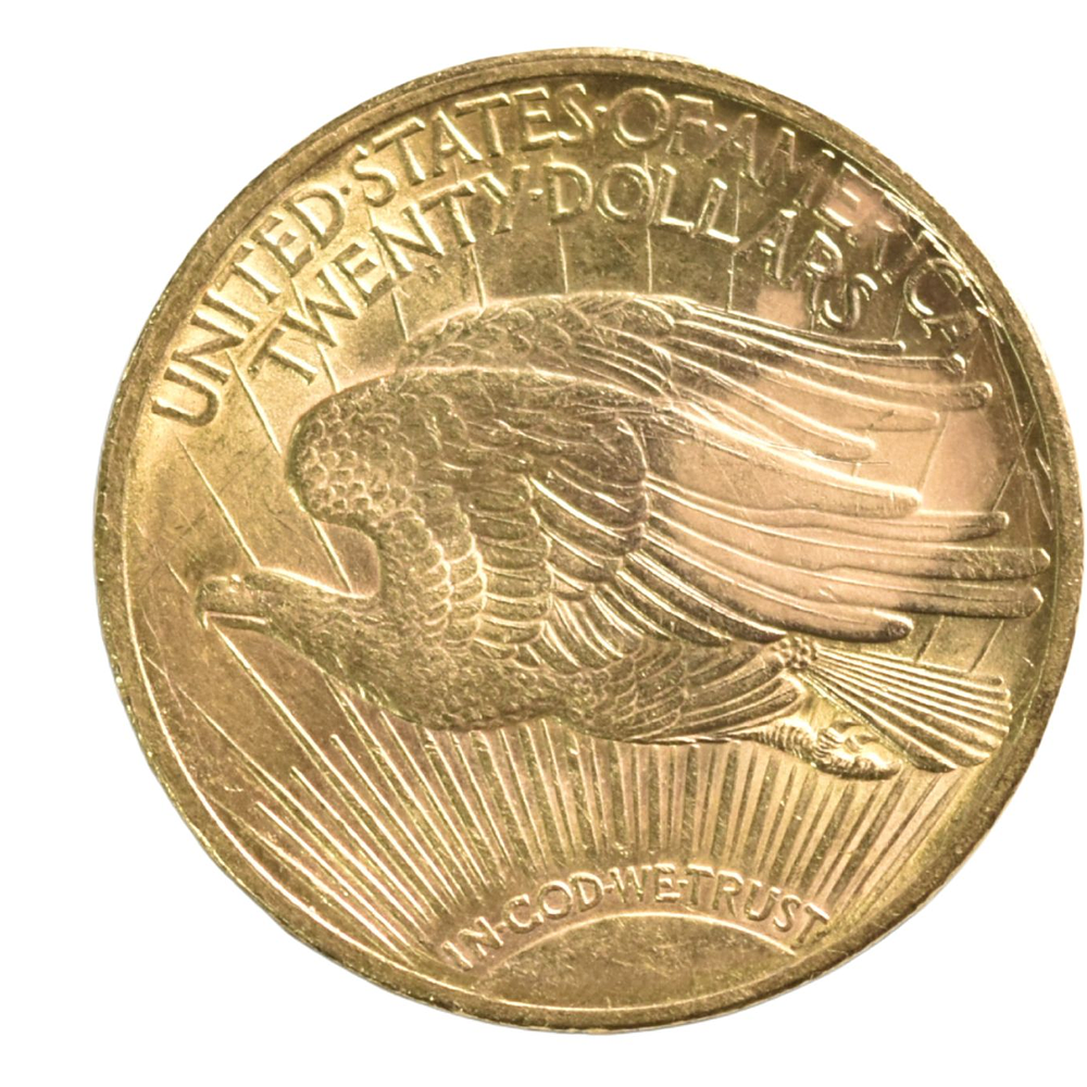 Moneda De Oro Estados Unidos 20 Dollars Liberty Saint-Gaudens 1923