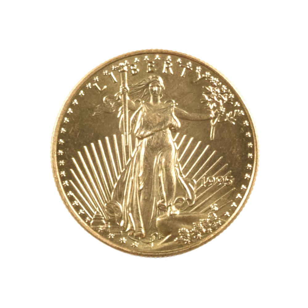 Moneda de Oro 5 Dollars Estados Unidos 1995 Liberty