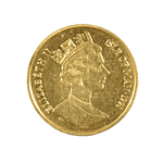 Moneda de Oro 1/5 Crown Isla de Man Elizabeth II Serie Gatos