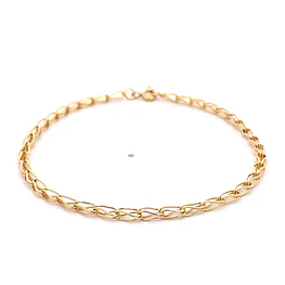 Pulsera de Oro Amarillo 18K Jaula