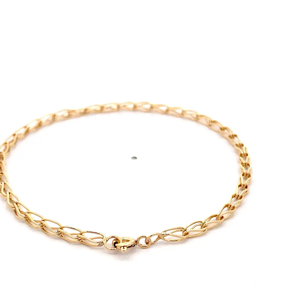 Pulsera de Oro Amarillo 18K Jaula
