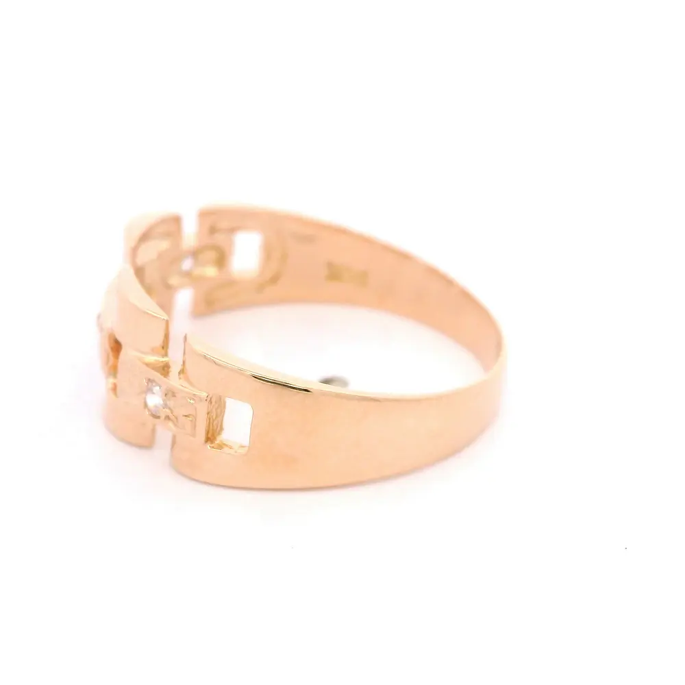 Anillo de Oro Amarillo 18K Panther