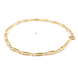 Pulsera de Oro Amarillo 18K Ojo de Perdiz