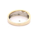 Anillo de Dos Oros 18K Calado con 2 Diamantes