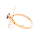 Anillo de Oro Amarillo 18K Mariposa Calada