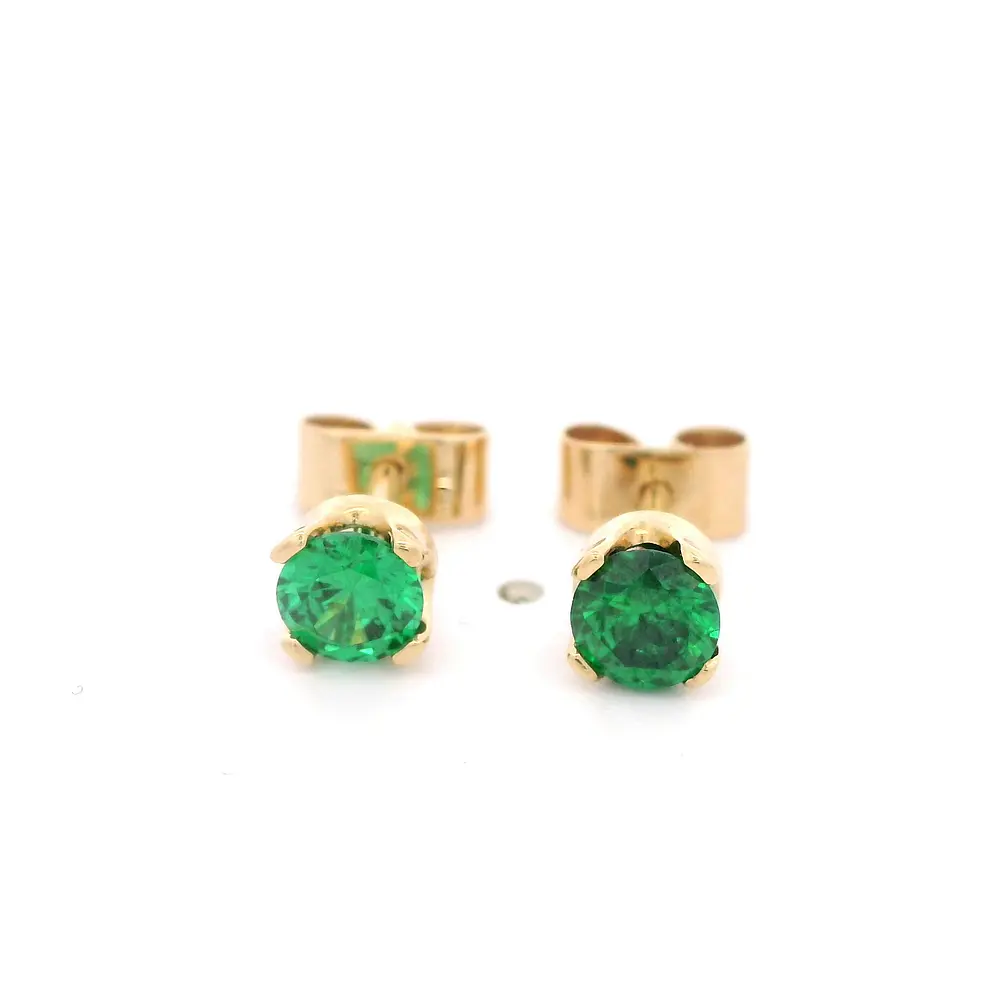 Aros de Oro Amarillo 18K Canasto