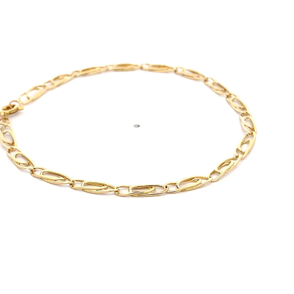Pulsera de Oro Amarillo 18K Ojo de Perdiz