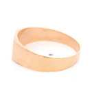 Anillo de Oro Rosado 18K Sello Liso
